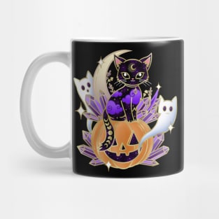 Halloween Crystal Cats Mug